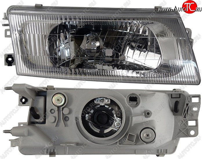 3 399 р. Правая передняя фара SAT (хрусталь)  Mitsubishi Lancer  8 (1997-2000) рестайлинг седан  с доставкой в г. Вологда
