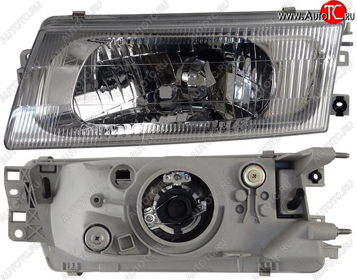 3 399 р. Левая фара SAT (хрусталь)  Mitsubishi Lancer  8 (1997-2000) рестайлинг седан  с доставкой в г. Вологда