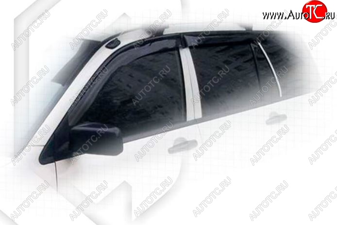 1 999 р. Дефлектора окон CA-Plastiс  Mitsubishi Lancer Cedia  9 (2000-2003) CS универсал (Classic полупрозрачный, Без хром.молдинга)  с доставкой в г. Вологда