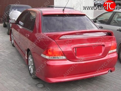 4 599 р. Козырёк на заднее стекло CT Mitsubishi Lancer 9 CS седан 2-ой рестайлинг (2005-2009) (Неокрашенный)  с доставкой в г. Вологда