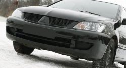 919 р. Реснички на фары RA Sport  Mitsubishi Lancer  9 CS (2005-2009) седан 2-ой рестайлинг, универсал 2-ой рестайлинг (Неокрашенные)  с доставкой в г. Вологда. Увеличить фотографию 2