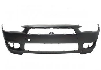 3 899 р. Передний бампер Стандартный Mitsubishi Lancer 10 CY седан дорестайлинг (2007-2010)  с доставкой в г. Вологда. Увеличить фотографию 2