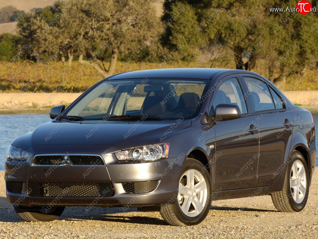3 899 р. Передний бампер Стандартный Mitsubishi Lancer 10 CY седан дорестайлинг (2007-2010)  с доставкой в г. Вологда