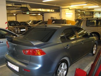 3 449 р. Спойлер GT Dynamics Mitsubishi Lancer 10 CY седан дорестайлинг (2007-2010) (Неокрашенный)  с доставкой в г. Вологда. Увеличить фотографию 4