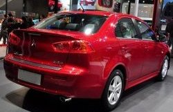 2 049 р. Лип спойлер M-VRS Mitsubishi Lancer 10 CY седан дорестайлинг (2007-2010) (Неокрашенный)  с доставкой в г. Вологда. Увеличить фотографию 3