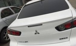 2 049 р. Лип спойлер M-VRS Mitsubishi Lancer 10 CY седан дорестайлинг (2007-2010) (Неокрашенный)  с доставкой в г. Вологда. Увеличить фотографию 2