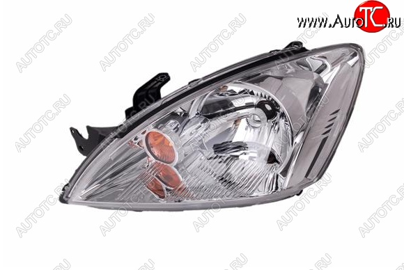 3 399 р. Фара BRIGHTROAD (мех. корректор, хром, левая) Mitsubishi Lancer 9 CS седан 2-ой рестайлинг (2005-2009)  с доставкой в г. Вологда