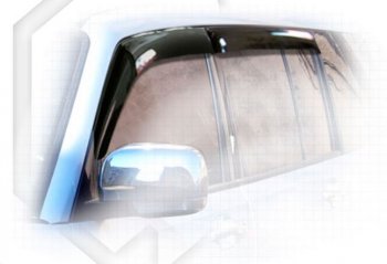 Дефлектора окон CA-Plastiс Mitsubishi Montero  V90 (2006-2011) 5 дв. дорестайлинг (Classic полупрозрачный, Без хром.молдинга)