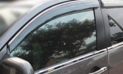 5 349 р. Комплект дефлекторов окон СТ Mitsubishi Outlander GF 2-ой рестайлинг (2015-2018)  с доставкой в г. Вологда. Увеличить фотографию 3