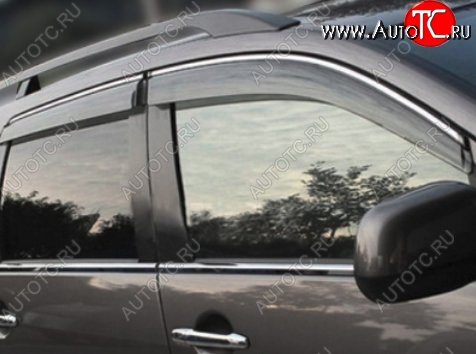5 349 р. Комплект дефлекторов окон СТ Mitsubishi Outlander GF 2-ой рестайлинг (2015-2018)  с доставкой в г. Вологда