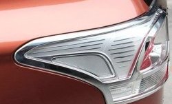 5 349 р. Накладки на фонари СТ Mitsubishi Outlander GF 2-ой рестайлинг (2015-2018) (Неокрашенные)  с доставкой в г. Вологда. Увеличить фотографию 2