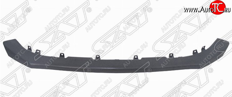 3 399 р. Вставка переднего бампера SAT (центральная нижняя)  Mitsubishi Outlander  GF (2015-2018) 2-ой рестайлинг (Неокрашенная)  с доставкой в г. Вологда