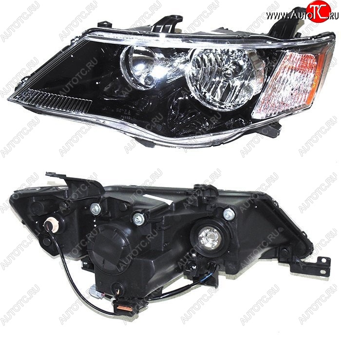 11 699 р. Левая фара SAT (под ксенон)  Mitsubishi Outlander  XL (2005-2009) (CW)  дорестайлинг  с доставкой в г. Вологда