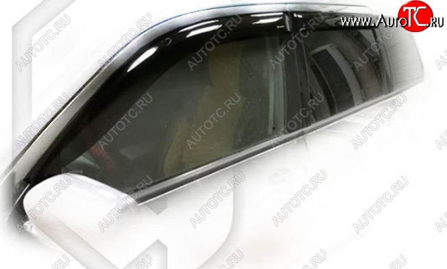 1 999 р. Дефлектора окон CA-Plastiс  Mitsubishi Outlander  CU (2003-2009) (Classic полупрозрачный)  с доставкой в г. Вологда