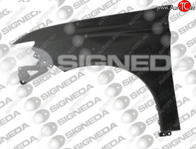 6 649 р. Левое крыло переднее SIGNEDA Mitsubishi Outlander GF дорестайлинг (2012-2014) (Неокрашенное)  с доставкой в г. Вологда