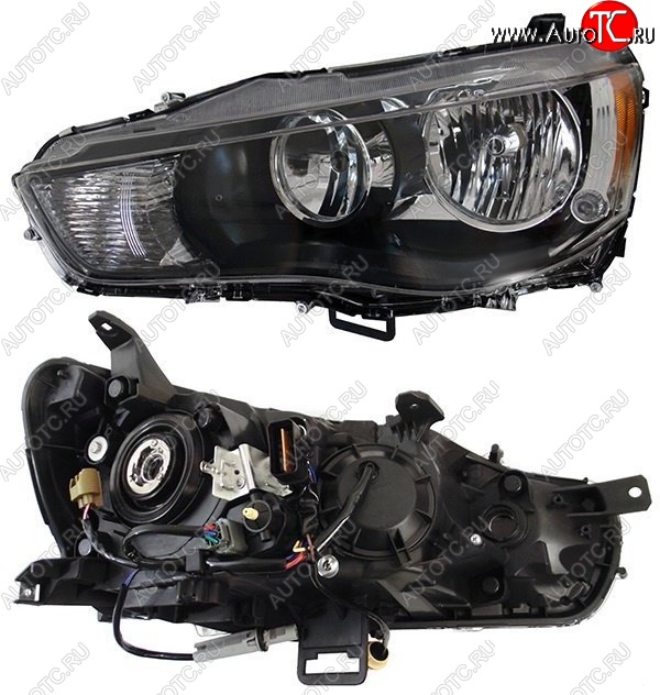 10 599 р. Левая фара SAT Mitsubishi Outlander XL (CW)  рестайлинг (2010-2013)  с доставкой в г. Вологда