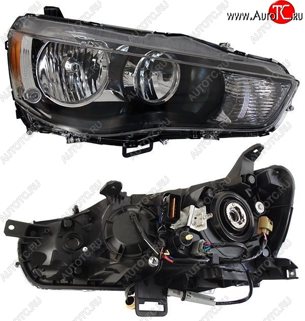 10 599 р. Правая фара SAT Mitsubishi Outlander XL (CW)  рестайлинг (2010-2013)  с доставкой в г. Вологда