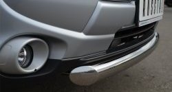 14 999 р. Одинарная защита переднего бампера диаметром 76 мм SLITKOFF Mitsubishi Outlander GF дорестайлинг (2012-2014)  с доставкой в г. Вологда. Увеличить фотографию 2