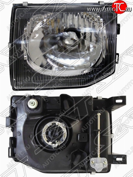 3 599 р. Левая фара передняя SAT  Mitsubishi Pajero ( 2 V30/V40,  2 V20) (1997-1999) рестайлинг  с доставкой в г. Вологда