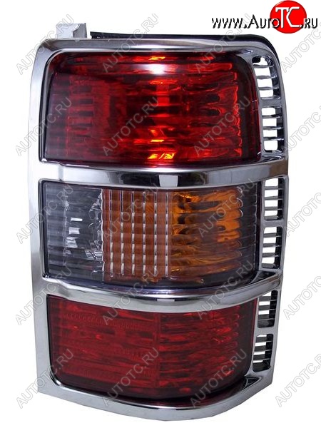 3 989 р. Правый фонарь (хром/хрусталь) SAT Mitsubishi Pajero 2 V30/V40 5 дв. дорестайлинг (1991-1997)  с доставкой в г. Вологда