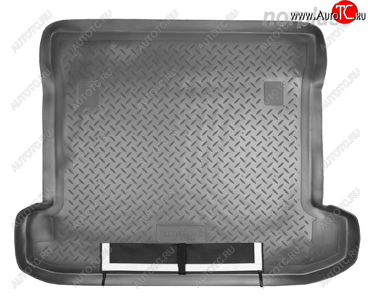 3 259 р. Коврик багажника Norplast Mitsubishi Pajero 4 V90 дорестайлинг (2006-2011) (Черный, с погрузочным ковриком (фартуком))  с доставкой в г. Вологда