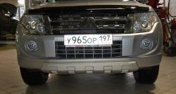 10 499 р. Накладка переднего бампера GT Dynamics Mitsubishi Pajero 4 V80 дорестайлинг (2006-2011) (Дорестайлинг, Неокрашенная)  с доставкой в г. Вологда. Увеличить фотографию 5