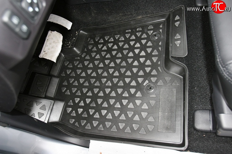 1 664 р. Коврики в салон Element 4 шт. (полиуретан) Mitsubishi Pajero 4 V90 дорестайлинг (2006-2011)  с доставкой в г. Вологда