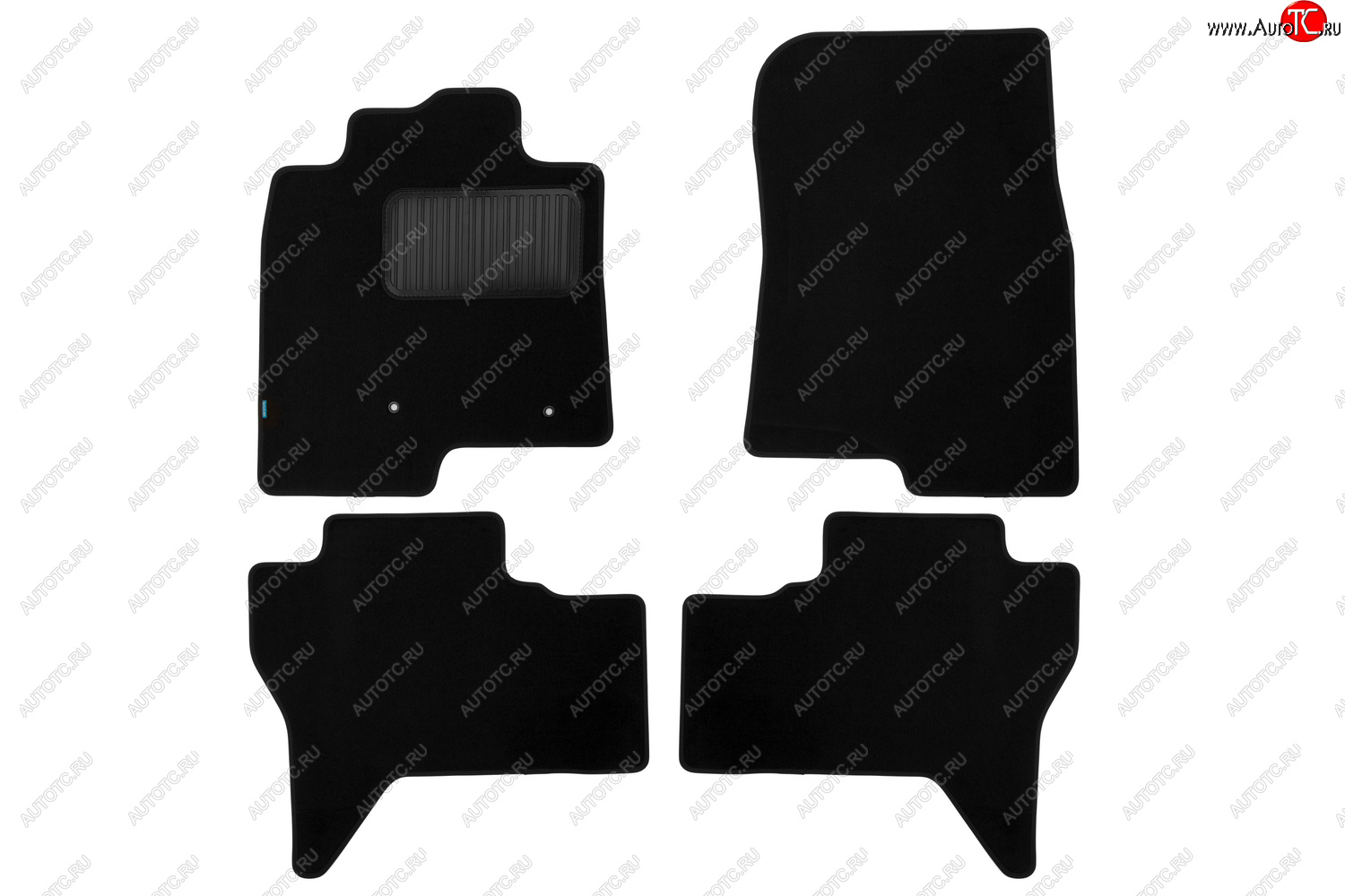 2 699 р. Текстильные коврики салона Klever Premium Mitsubishi Pajero 4 V90 дорестайлинг (2006-2011) (Черные)  с доставкой в г. Вологда