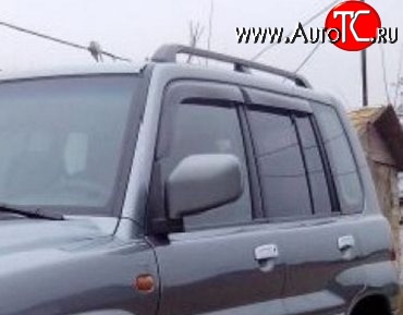 999 р. Комплект дефлекторов окон (ветровиков) 4 шт. (5 дверей) Russtal Mitsubishi Pajero iO (1998-2007)  с доставкой в г. Вологда