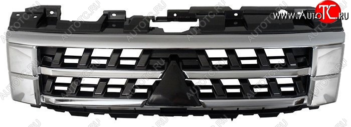 10 449 р. Решётка радиатора SAT Mitsubishi Pajero Sport QE дорестайлинг (2015-2021) (Неокрашенная)  с доставкой в г. Вологда