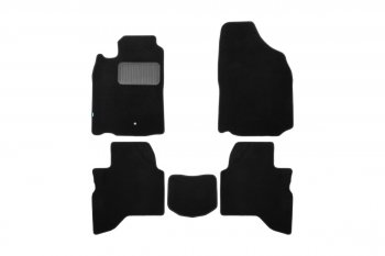 Текстильные коврики салона Klever Premium Mitsubishi Pajero Sport PA рестайлинг (2004-2008) (Черные)