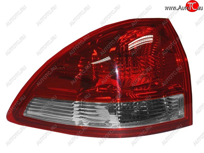 5 499 р. Левый фонарь (внешний/красно-белый) SAT  Mitsubishi Pajero Sport  PB (2008-2013) дорестайлинг  с доставкой в г. Вологда