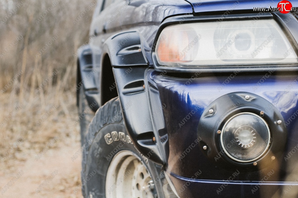 1 949 р. Подиумы противотуманных фар RA Mitsubishi Pajero Sport PA дорестайлинг (1996-2004)  с доставкой в г. Вологда