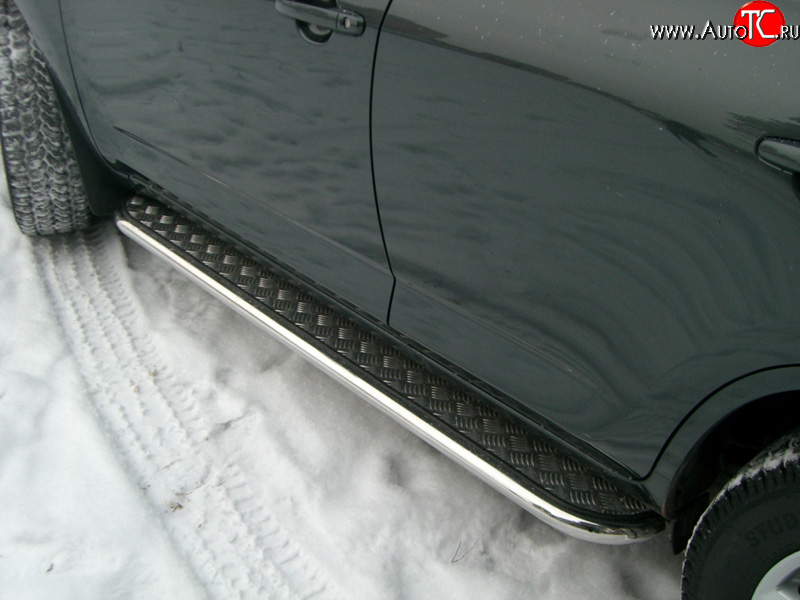 24 649 р. Защита порогов Toyota RAV 4 3 2006-2009 V2 Toyota RAV4 XA305 5 дв. дорестайлинг (2005-2009)  с доставкой в г. Вологда