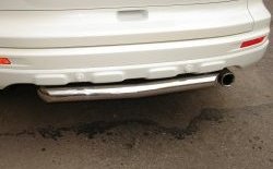 14 799 р. Одинарная защита заднего бампера SLITKOFF диаметром 63 мм Honda CR-V RE1,RE2,RE3,RE4,RE5,RE7 рестайлинг (2009-2012)  с доставкой в г. Вологда. Увеличить фотографию 3
