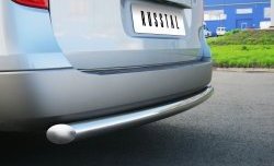 17 449 р. Защита заднего бампера (Ø76 мм, нержавейка) SLITKOFF Hyundai Starex/Grand Starex/H1 TQ рестайлинг (2014-2018)  с доставкой в г. Вологда. Увеличить фотографию 3
