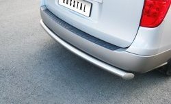 17 449 р. Защита заднего бампера (Ø76 мм, нержавейка) SLITKOFF Hyundai Starex/Grand Starex/H1 TQ рестайлинг (2014-2018)  с доставкой в г. Вологда. Увеличить фотографию 5