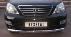 18 449 р. Одинарная защита переднего бампера SLITKOFF 76 мм Lexus GX470 J120 дорестайлинг (2002-2007)  с доставкой в г. Вологда. Увеличить фотографию 2
