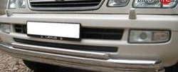 25 349 р. Тройная защита переднего бампера Russtal 63 мм Lexus LX470 J100 дорестайлинг (1998-2002) (Защита из трёх труб d63/63/42 мм)  с доставкой в г. Вологда. Увеличить фотографию 3