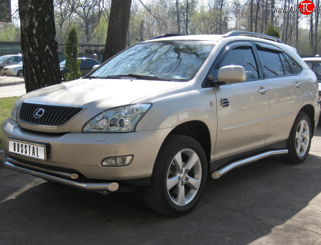 23 799 р. Защита порогов из труб d76 SLITKOFF Lexus RX300 XU30 дорестайлинг (2003-2006)  с доставкой в г. Вологда