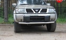 15 249 р. Одинарная защита переднего бампера SLITKOFF диаметром 70 мм Nissan Patrol 5 Y61 дорестайлинг (1997-2001)  с доставкой в г. Вологда. Увеличить фотографию 3