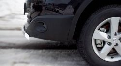 11 499 р. Защита переднего бампера (Ø75х42 мм, нержавейка) Russtal Nissan Qashqai 1 J10 рестайлинг (2010-2013)  с доставкой в г. Вологда. Увеличить фотографию 4