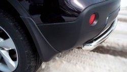 15 249 р. Защита заднего бампера (Ø63 мм, нержавейка) SLITKOFF Nissan Qashqai 1 J10 рестайлинг (2010-2013)  с доставкой в г. Вологда. Увеличить фотографию 3