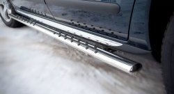 16 649 р. Защита порогов Russtal из овальной трубы с проступью Peugeot 3008 рестайлинг (2013-2017)  с доставкой в г. Вологда. Увеличить фотографию 3