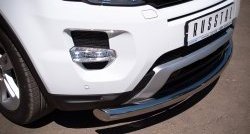 15 349 р. Одинарная защита переднего бампера SLITKOFF диаметром 76 мм (Dynamic) Land Rover Range Rover Evoque 1 L538 дорестайлинг 5 дв. (2011-2015)  с доставкой в г. Вологда. Увеличить фотографию 4