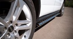 16 649 р. Защита порогов Russtal из овальной трубы с проступью (Dynamic) Land Rover Range Rover Evoque 1 L538 дорестайлинг 5 дв. (2011-2015)  с доставкой в г. Вологда. Увеличить фотографию 3