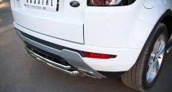 17 999 р. Защита заднего бампера (к-я DYNAMIC, Ø63 и 42 мм, нержавейка) SLITKOFF Land Rover Range Rover Evoque 1 L538 дорестайлинг 5 дв. (2011-2015)  с доставкой в г. Вологда. Увеличить фотографию 3