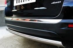 11 599 р. Защита заднего бампера (Ø75х42 мм, нержавейка) Russtal Toyota Highlander XU40 рестайлинг (2010-2013)  с доставкой в г. Вологда. Увеличить фотографию 5