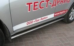 20 499 р. Защита порогов Russtal из овальной трубы Toyota RAV4 XA30 5 дв. 2-ой рестайлинг (2010-2013)  с доставкой в г. Вологда. Увеличить фотографию 2