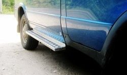 5 699 р. Широкая защита порогов (нержавейка/сталь) ГАЗ Соболь 2752 дорестайлинг цельнометаллический фургон (1998-2002)  с доставкой в г. Вологда. Увеличить фотографию 2